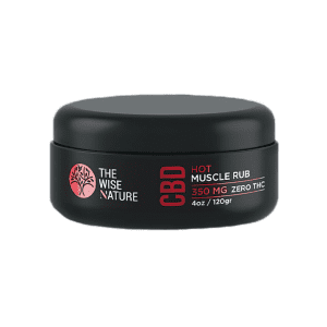 The Wise Nature CBD 350mg Hot Muscle Rub