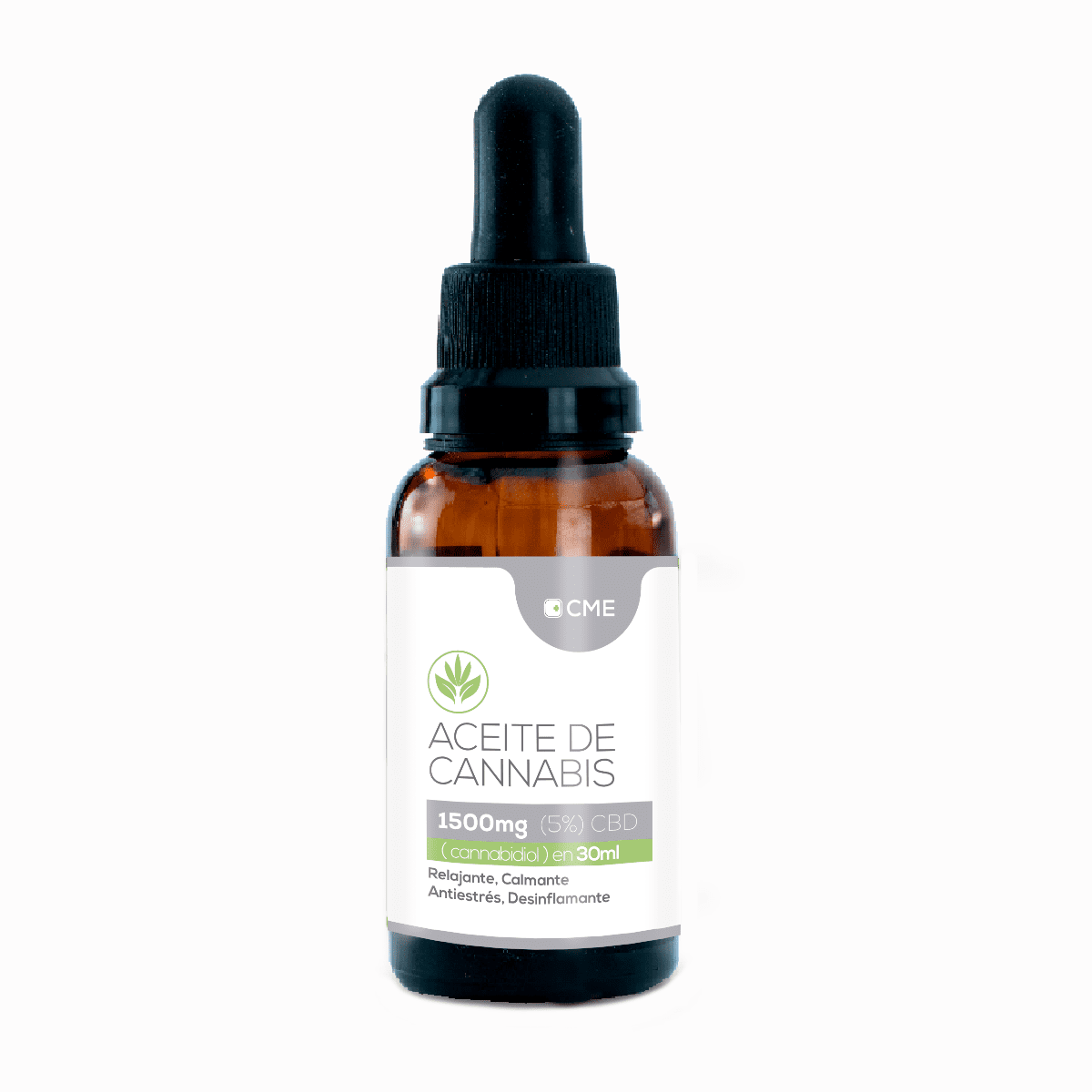 ACEITE DE CANNABIS 30ML 1500MG CBD CME+ Marketplace CBD Aceite 30ml al 5%